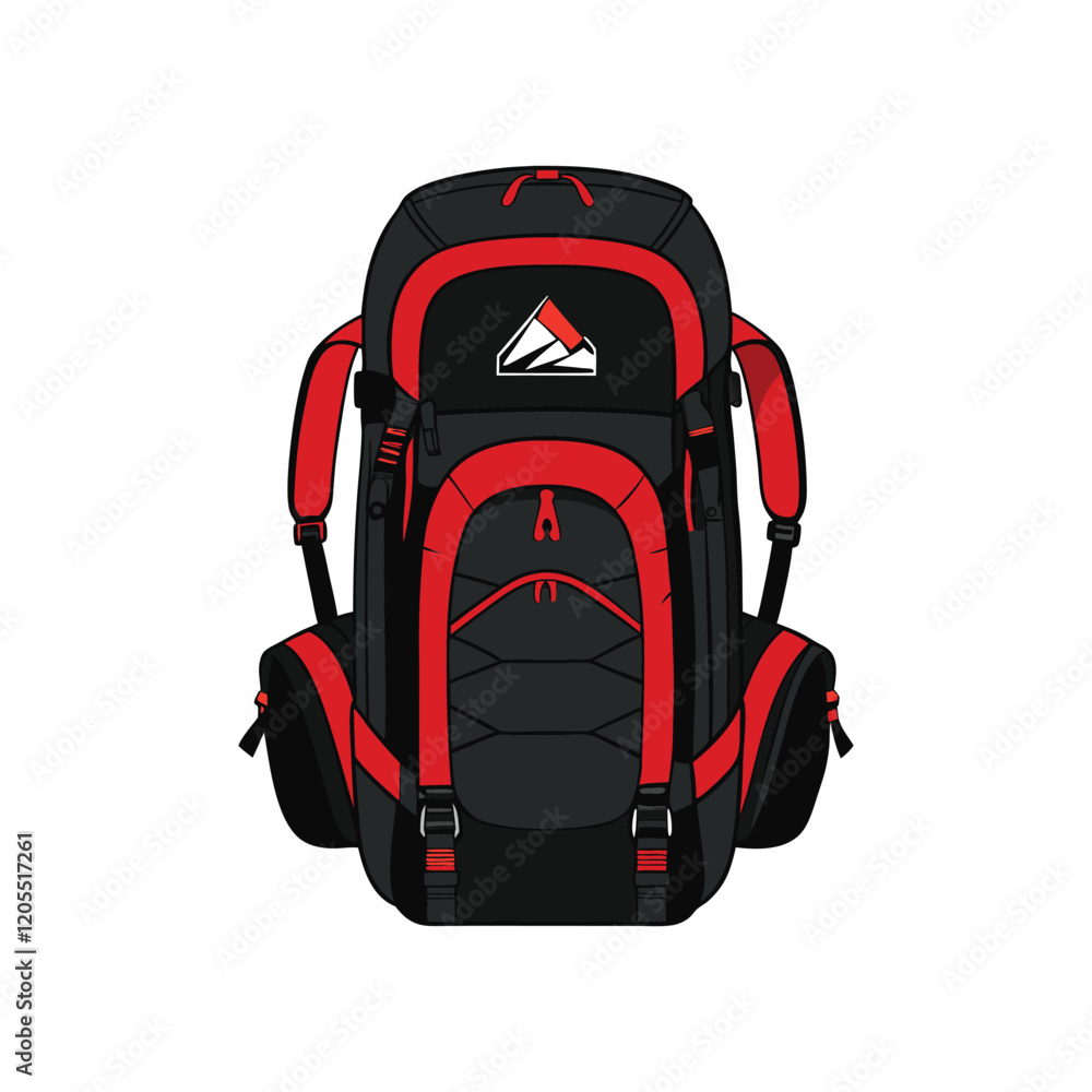 Fototapeta premium Camping Bag Vector