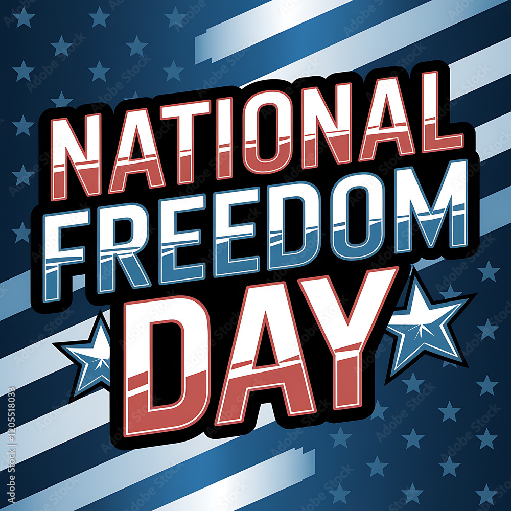 Obraz premium national freedom day