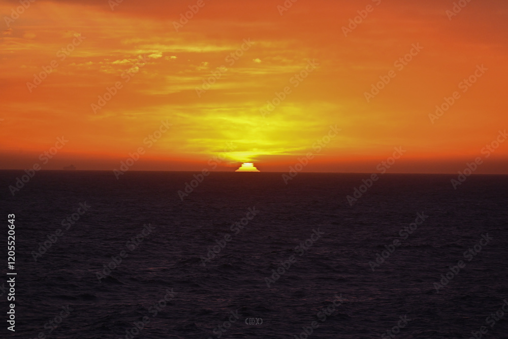 Obraz premium sunrise new year day