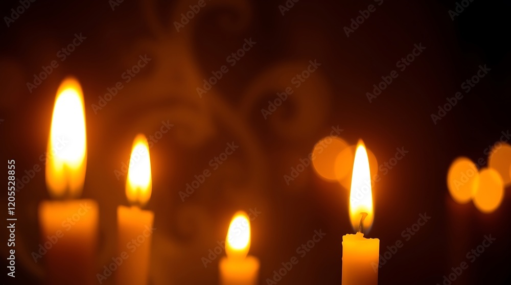 Warm Light of Candles in the Dark Warm Light of Candles in the Dark