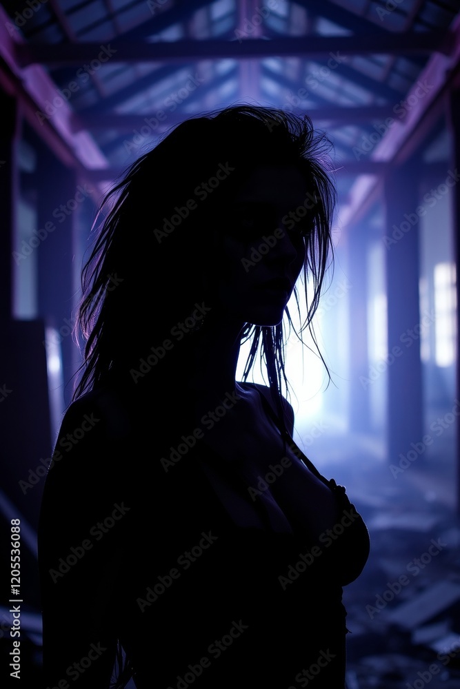 A captivating image of a witch, seen from behind, standing in a misty landscape with an imposing castle in the background. A captivating image of a witch, seen from behind, standing in a misty landscape with an imposing castle in the background.