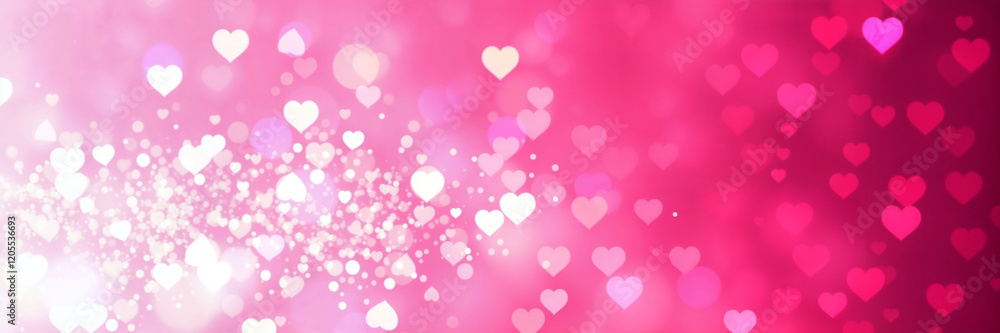 Abstract Valentine's day background of bright glitter and hearts Abstract Valentine's day background of bright glitter and hearts