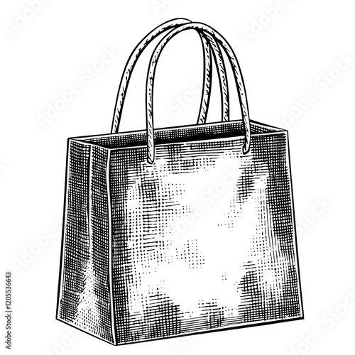 Stylish reusable bag displayed against a textured backdrop showcasing sustainable fashion choices and eco-friendly living