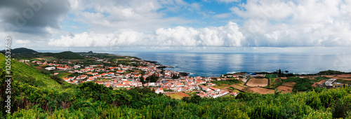 Landscapes at Graciosa Island, Azores travel destination, Portugal. photo