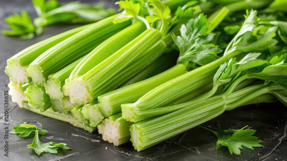 Crunchy celery, ideal for snacking, adding to soups, or as a flavorful side. Crunchy celery, ideal for snacking, adding to soups, or as a flavorful side.