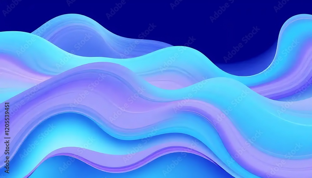 Abstract Blue and Purple Wave Abstract Art Design Abstract Blue and Purple Wave Abstract Art Design