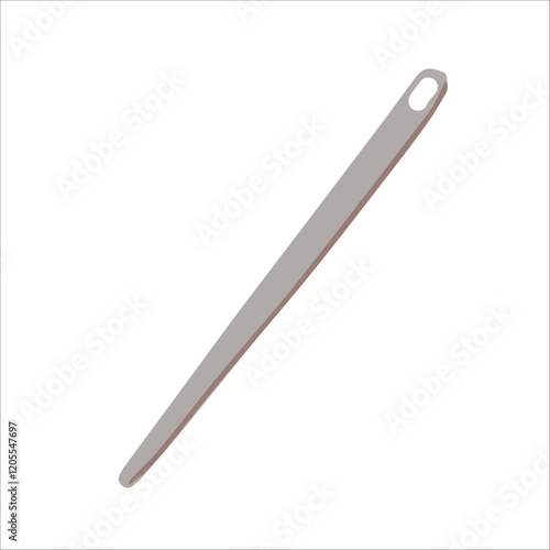 A key tool in the Korean dalgona candy game—a needle used for carving intricate shapes. This humble instrument turns the candy challenge into a true test of precision