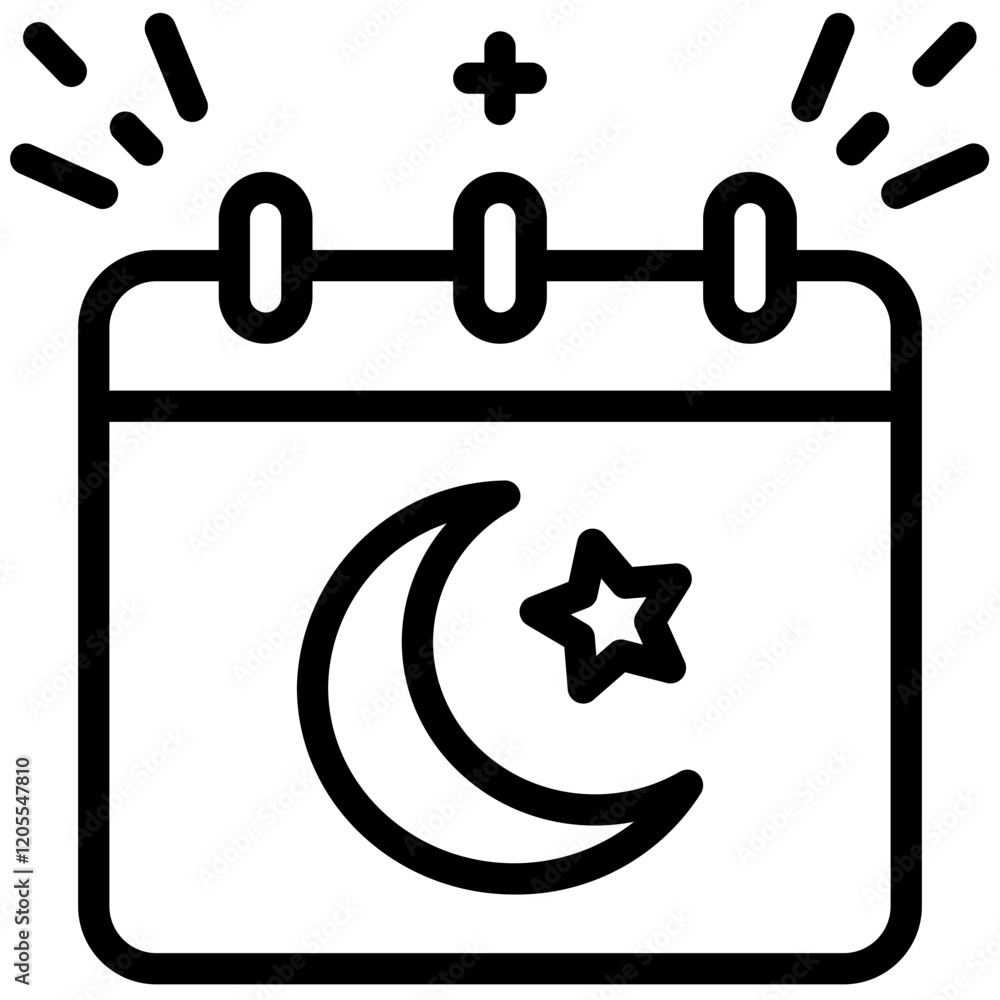 Calendar Icon, Line style icon vector illustration, Suitable for website, mobile app, print, presentation, infographic and any other project. Calendar Icon, Line style icon vector illustration, Suitable for website, mobile app, print, presentation, infographic and any other project.