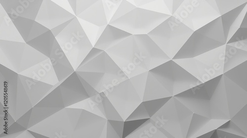 Fototapeta Naklejka Na Ścianę i Meble -  Abstract Grey Triangle Low Poly Geometric Background Design, Sharp Colors, Depth, Mood, Professional