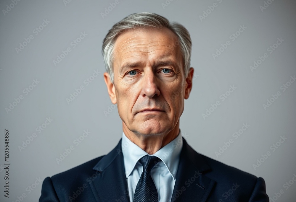 Portrait of a serious-looking old businessman Portrait of a serious-looking old businessman