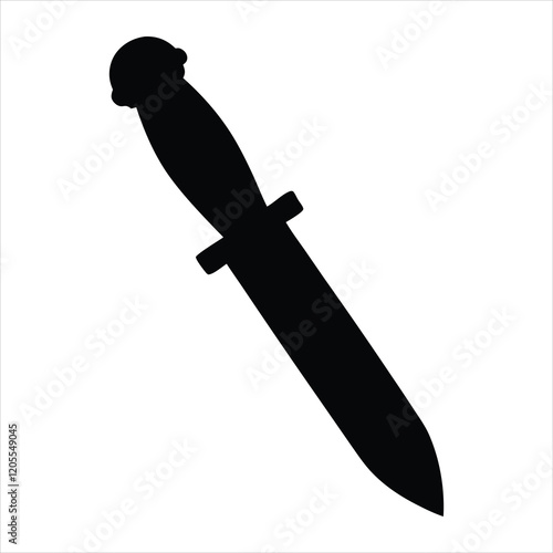 Detailed Sword Vector Illustration
