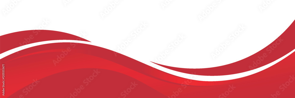 Vector red line background curve element with white space for text and message design, overlapping layers, vector Vector red line background curve element with white space for text and message design, overlapping layers, vector