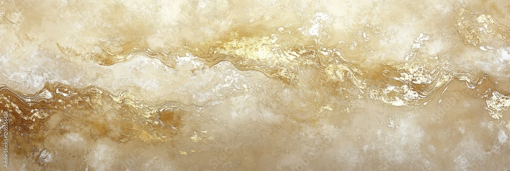 Abstract golden and beige texture with fluid metallic accents for decorative design Abstract golden and beige texture with fluid metallic accents for decorative design