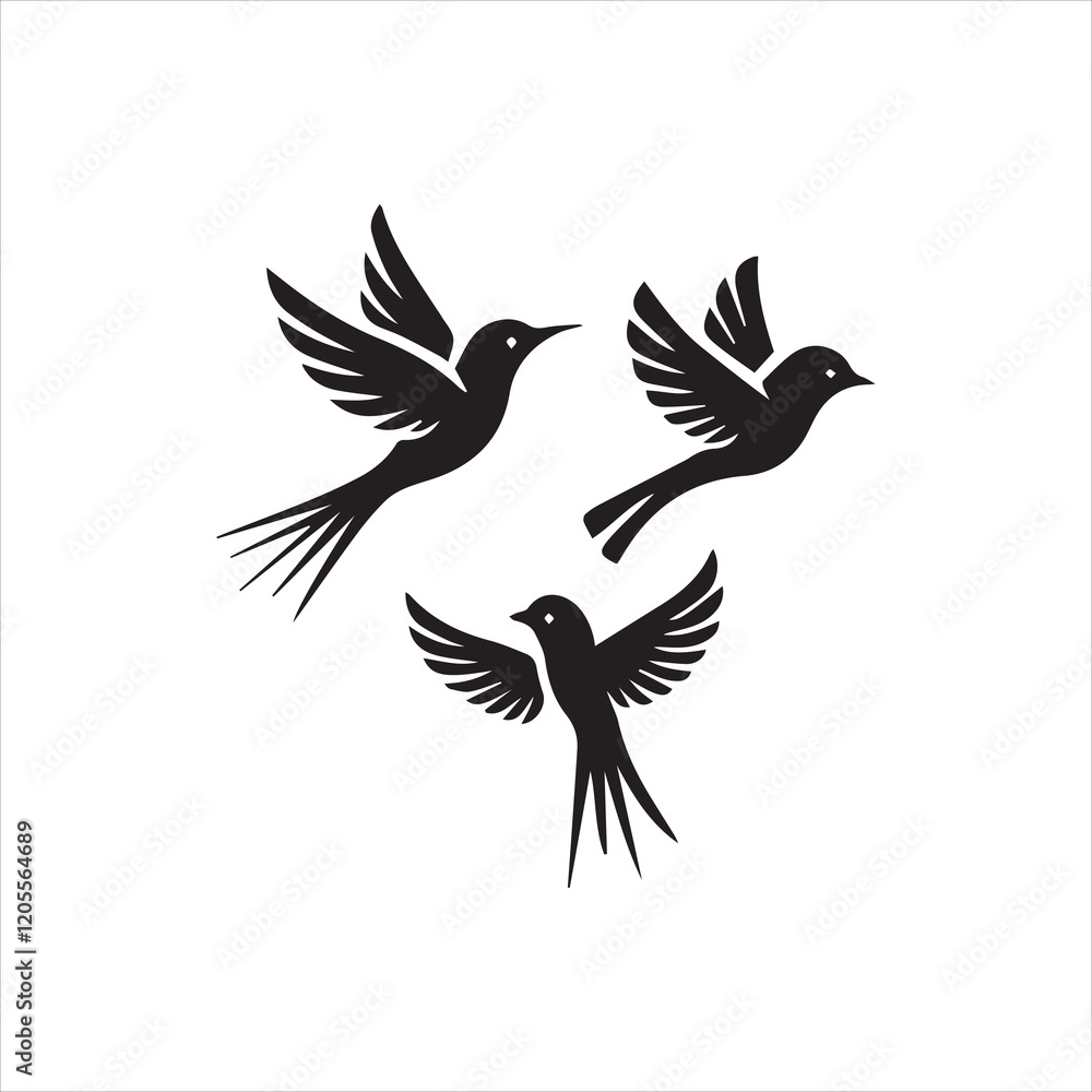 Obraz premium vector illustration of a bird