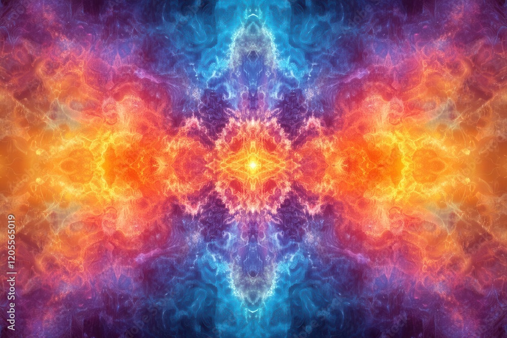 swirling mandalainspired design with vibrant rainbow gradient fractal patterns merge with psychedelic shapes digital art with retro influence swirling mandalainspired design with vibrant rainbow gradient fractal patterns merge with psychedelic shapes digital art with retro influence