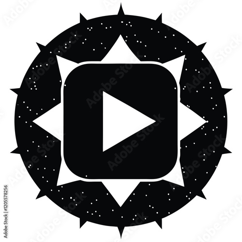 black and white shield
