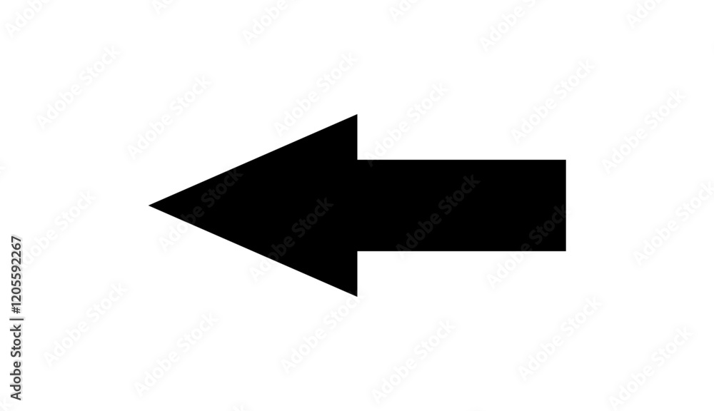 Silhouettes of arrows of various shapes. Set of arrow icons isolated on white background. For direction signs Silhouettes of arrows of various shapes. Set of arrow icons isolated on white background. For direction signs