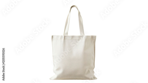 
Blank tote bag mockup on transparent background