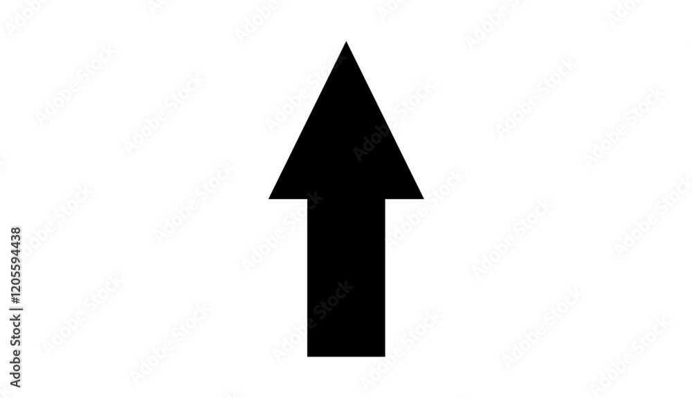 Silhouettes of arrows of various shapes. Set of arrow icons isolated on white background. For direction signs Silhouettes of arrows of various shapes. Set of arrow icons isolated on white background. For direction signs
