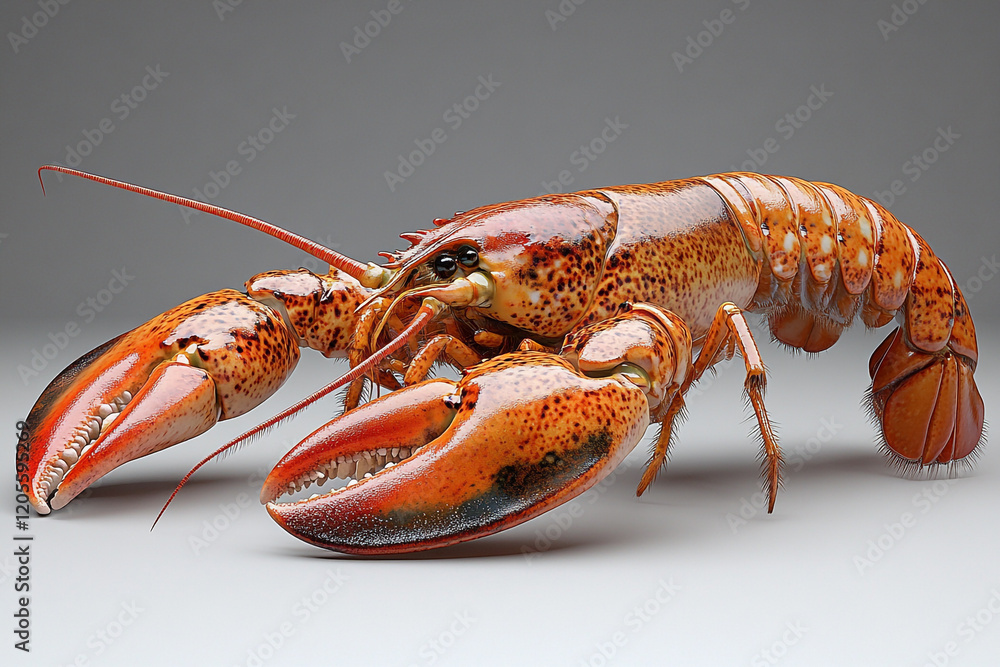 American Lobster Detailed Close Up View American Lobster Detailed Close Up View