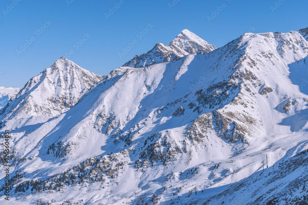 Obraz premium Winter Mountains Christmas Holidays