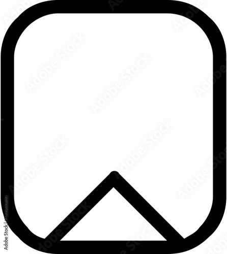 blank sign on white