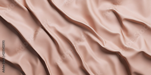 Beige textile, leather mocha mousse color close-up. Design template for backgrounds, wallpapers and backdrops photo