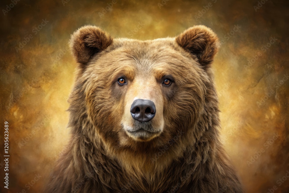 Majestic Grizzly Bear Portrait A Close-Up Study of Wild Strength and Untamed Beauty Majestic Grizzly Bear Portrait A Close-Up Study of Wild Strength and Untamed Beauty