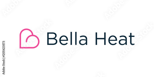 Abstract letter B love logo, affection logo, anniversary logo. template, icon, creative, vector logo, illustration