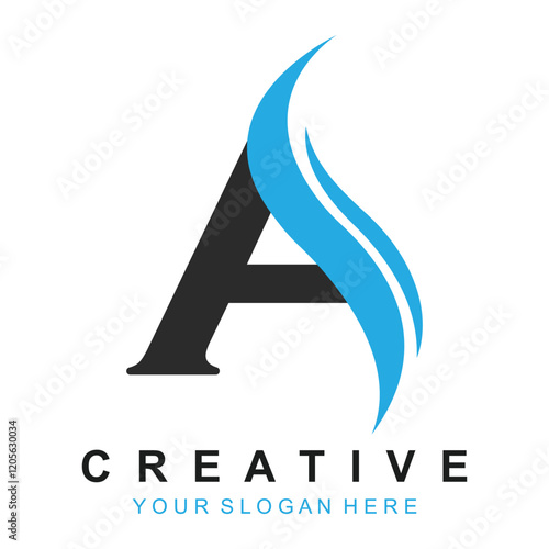 A Letter Logo Business Template Vector