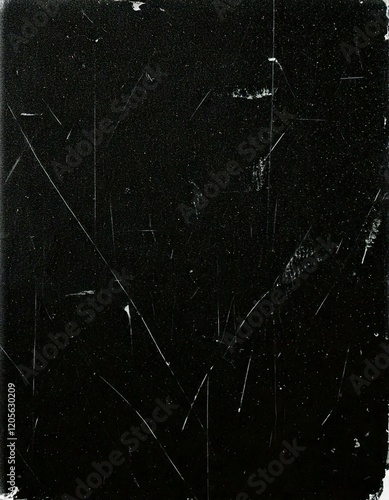 Black grunge overlay texture analog film 