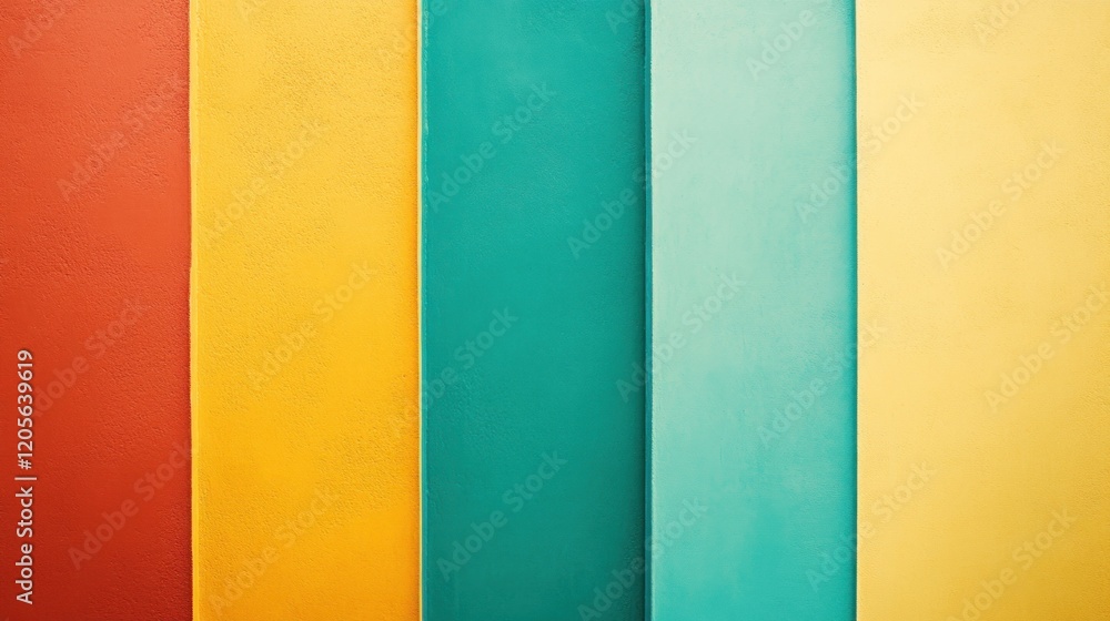 Retro-inspired gradient background with vibrant orange, yellow, and teal vertical panels Retro-inspired gradient background with vibrant orange, yellow, and teal vertical panels