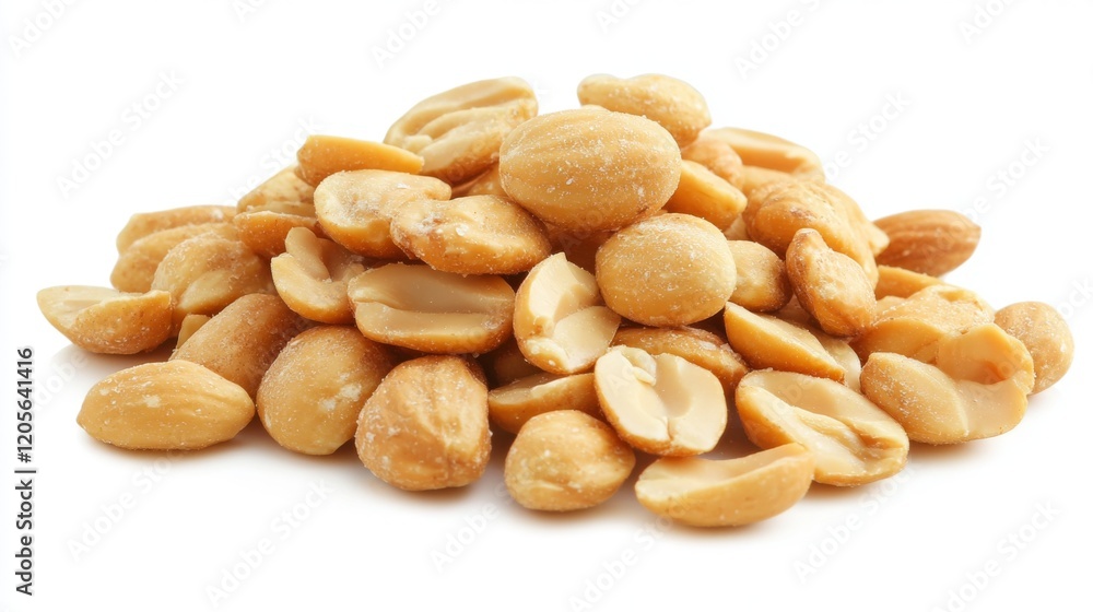 Pile of Golden Roasted Peanuts. Perfect Snack for Any Occasion. Pile of Golden Roasted Peanuts. Perfect Snack for Any Occasion.
