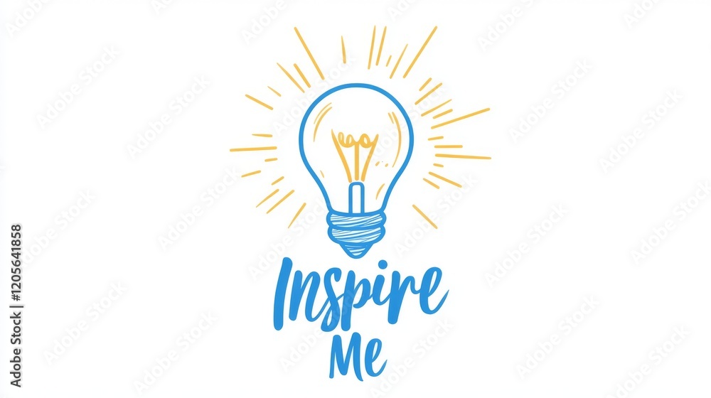 Inspiring Lightbulb Graphic Design Inspiring Lightbulb Graphic Design