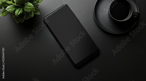 mobile phone with blank screen