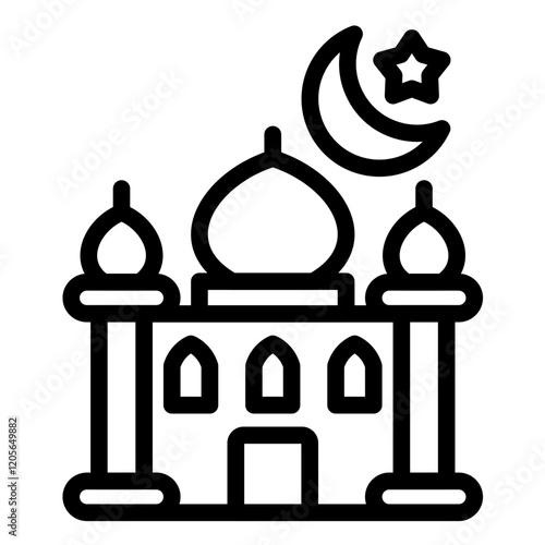 Muslim Praying Icon