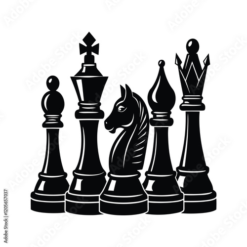 chess pieces on a chessboard