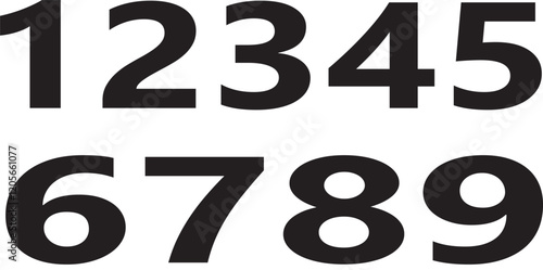 Jersey Number Templates - Sport Jersey Numbers Vector and Clip Art
