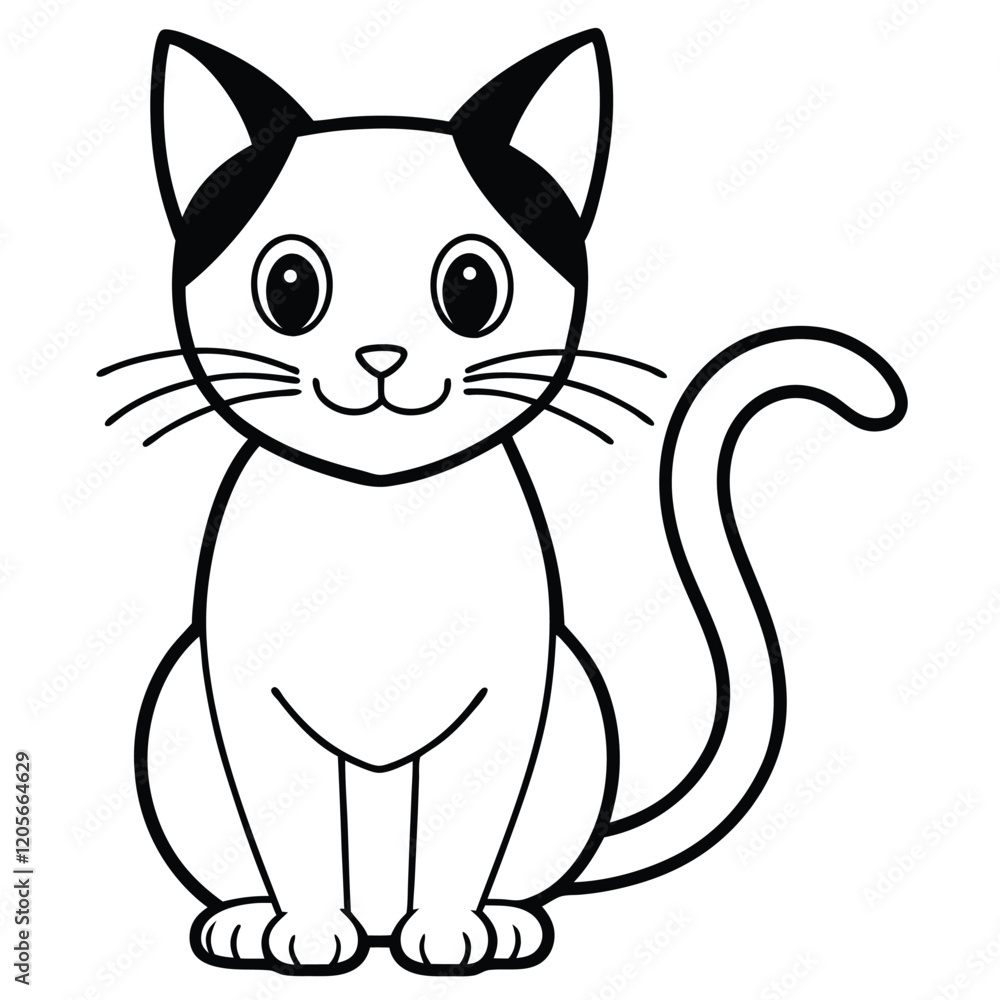 Fototapeta premium cat cartoon
