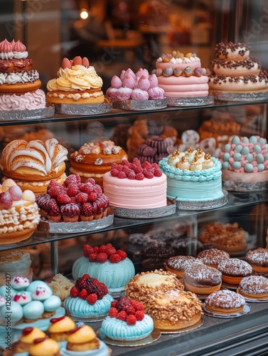 Bakery goods on display