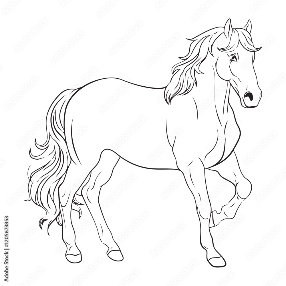 Obraz premium Horse vector