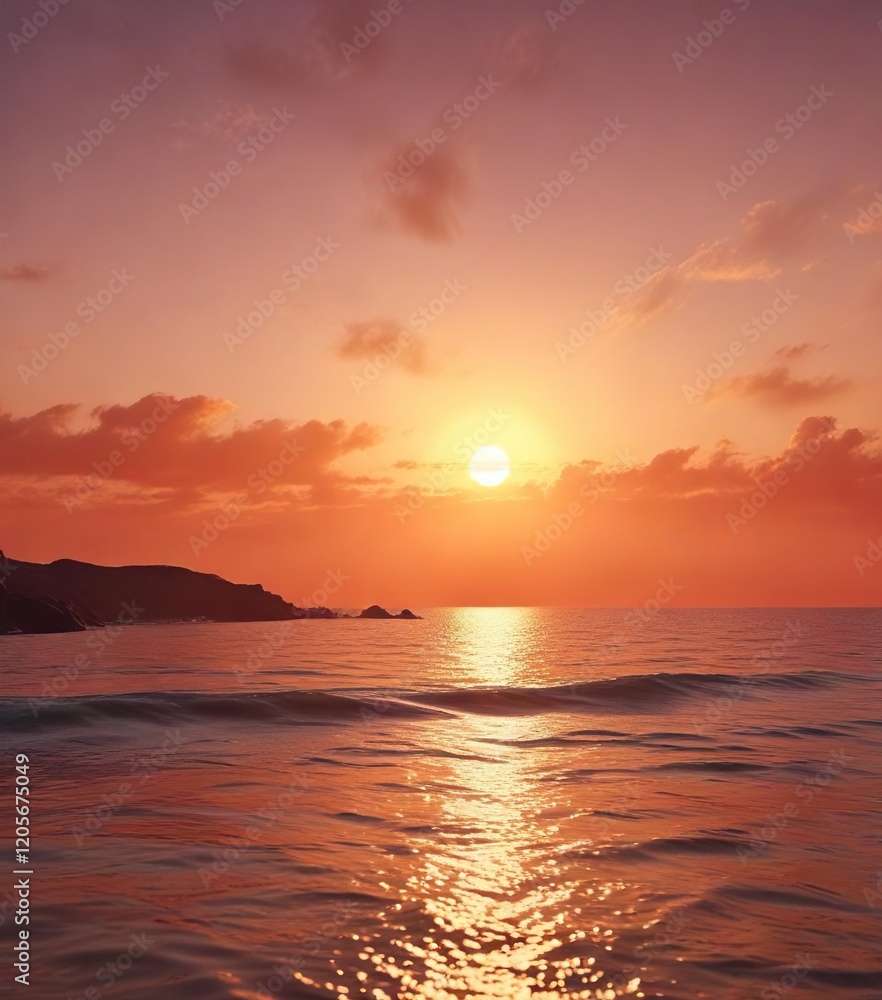 Warm sunset hues blending in a soothing gradient, blend, abstract Warm sunset hues blending in a soothing gradient, blend, abstract