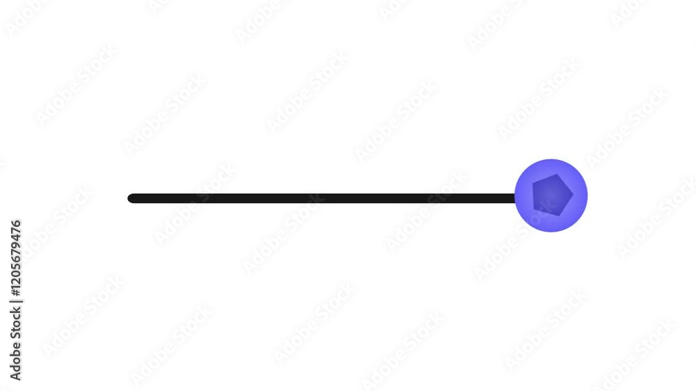 Abstract Loop animation of a slider on the white background. Abstract Loop animation of a slider on the white background.
