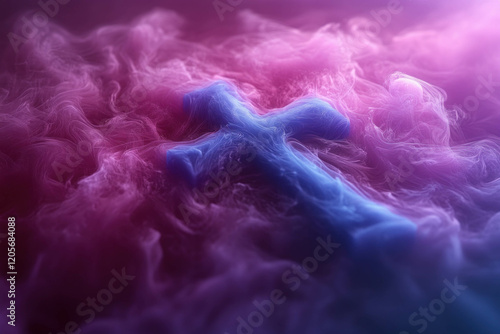 Abstract Cross Background