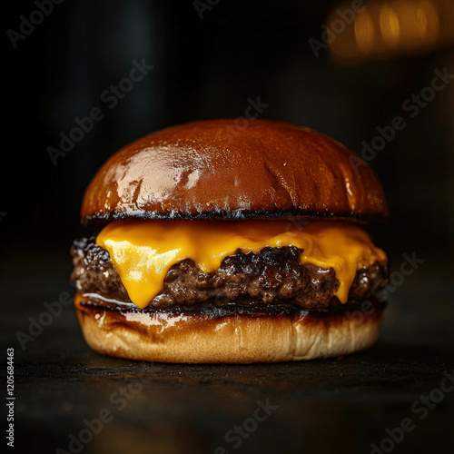 Beef Burger Isolated