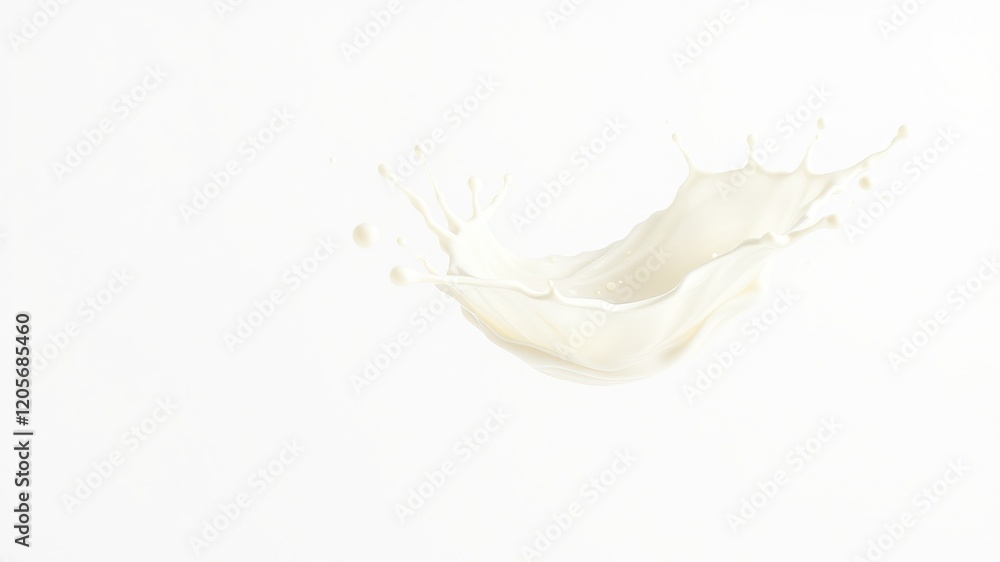 Milk Splash - Whimsical Aerated Texture Milk Splash - Whimsical Aerated Texture