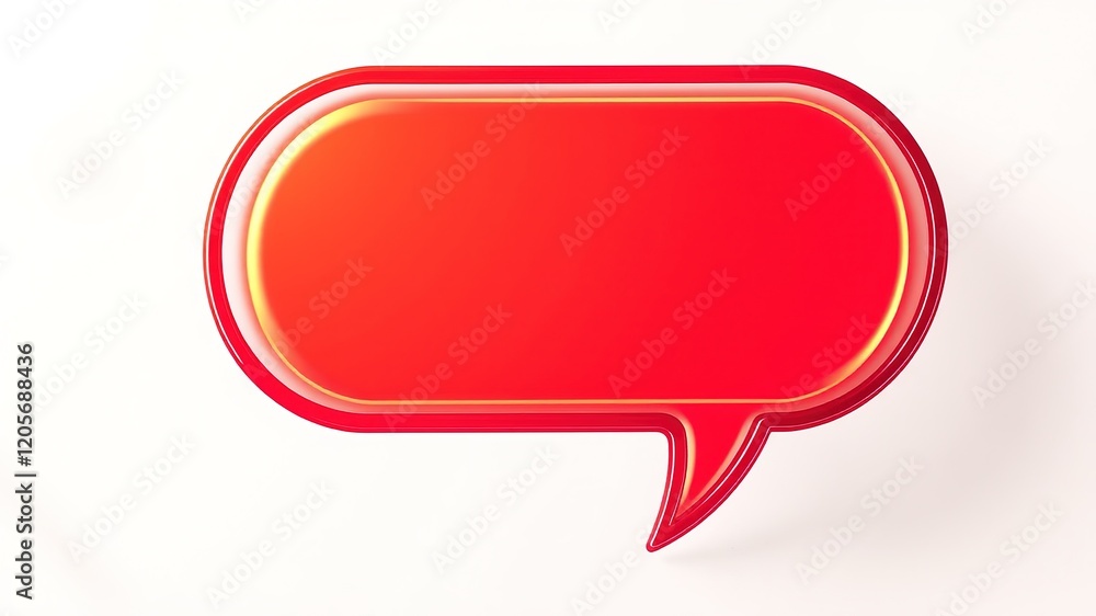 Retro Speech Bubble Art - Bold Colors, Bright Lighting Retro Speech Bubble Art - Bold Colors, Bright Lighting