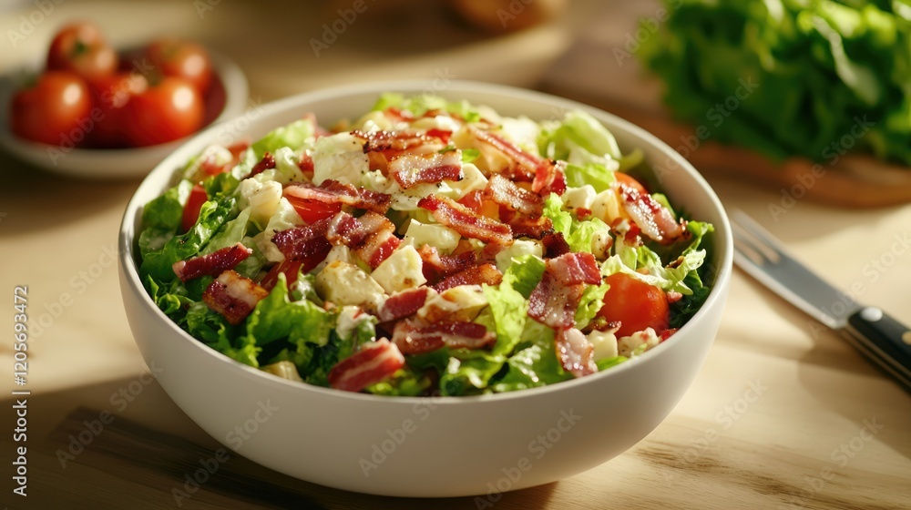 A vibrant salad in a white bowl, featuring an assortment of fresh greens, A vibrant salad in a white bowl, featuring an assortment of fresh greens,