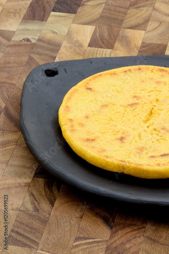 Delicious hot arepas