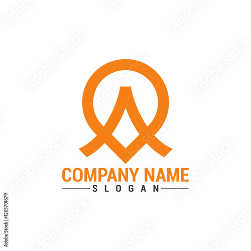 Modern and Minimalist Business Logo Vector Design, Editable Vector Logo Marketing, Creative Abstract Icon Web, Apps, Premium Corporate letter Logo in Adobe Illustrator, Global Internet Technology